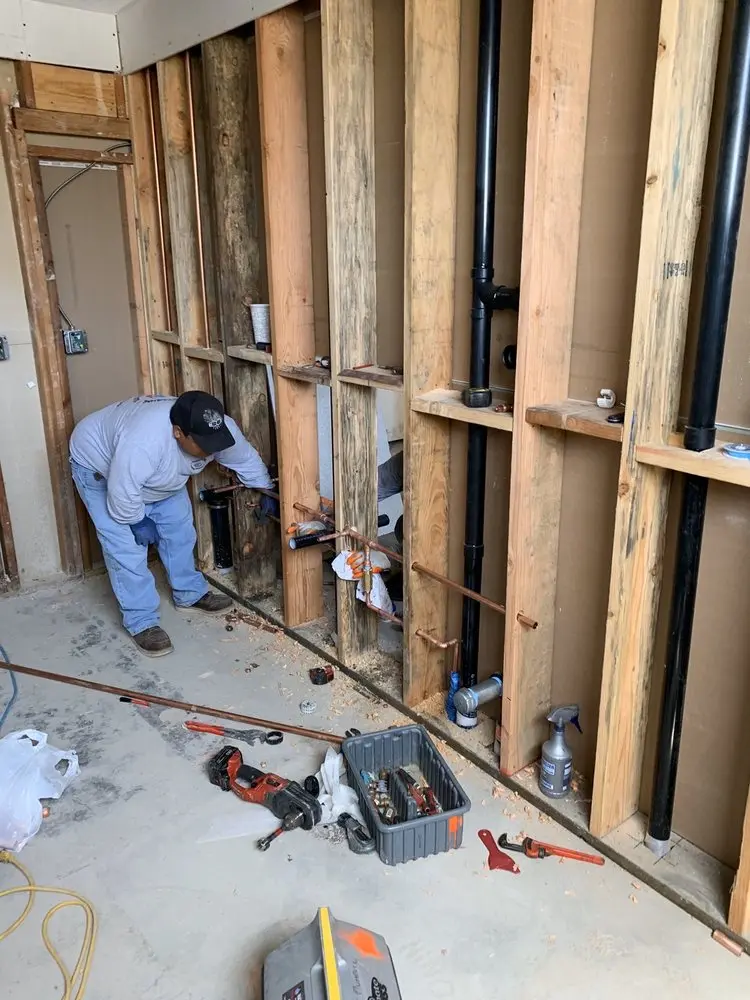 Commercial rough-in plumbing for Water Heater Replacement in Atchison Cove